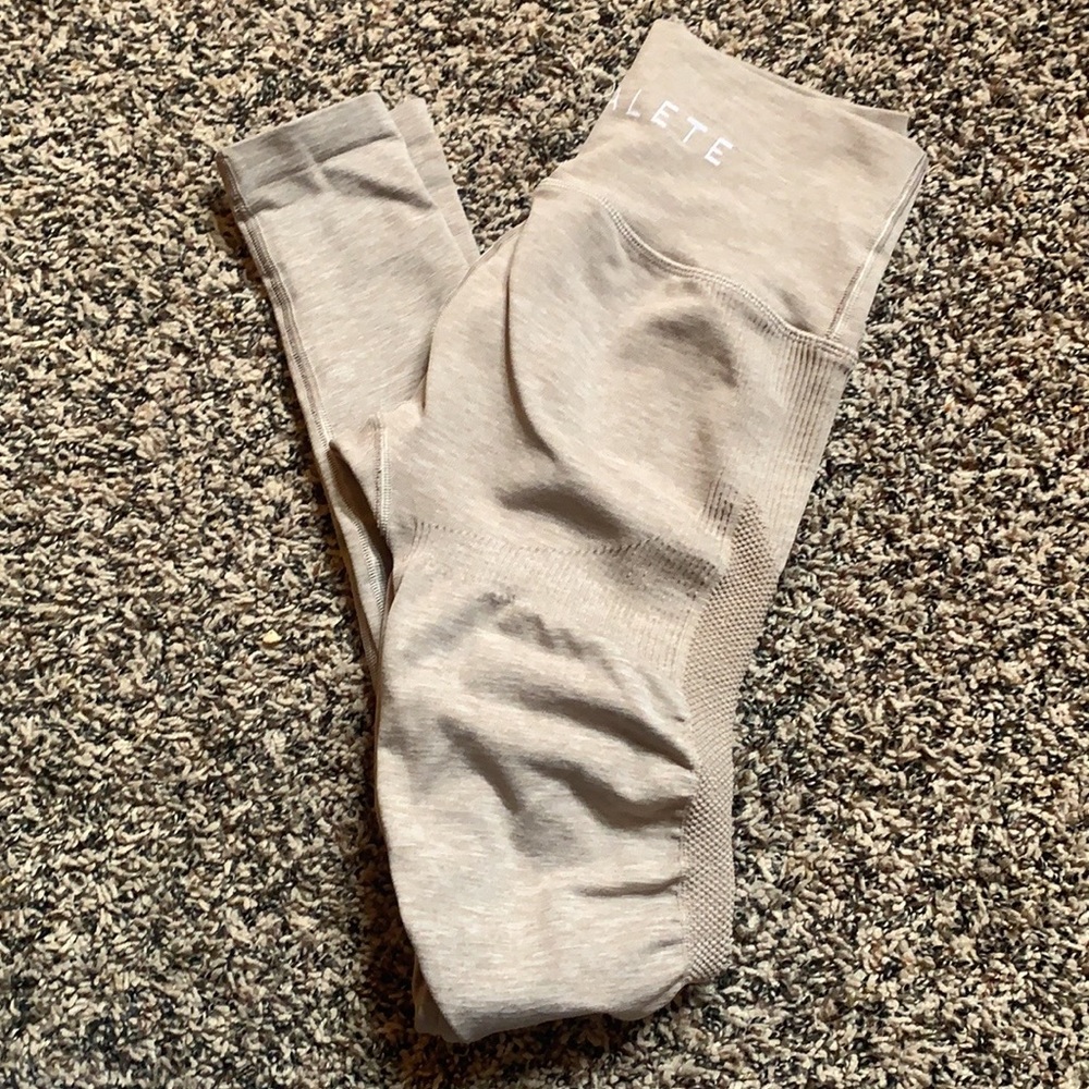 Tan Alphalete Leggings